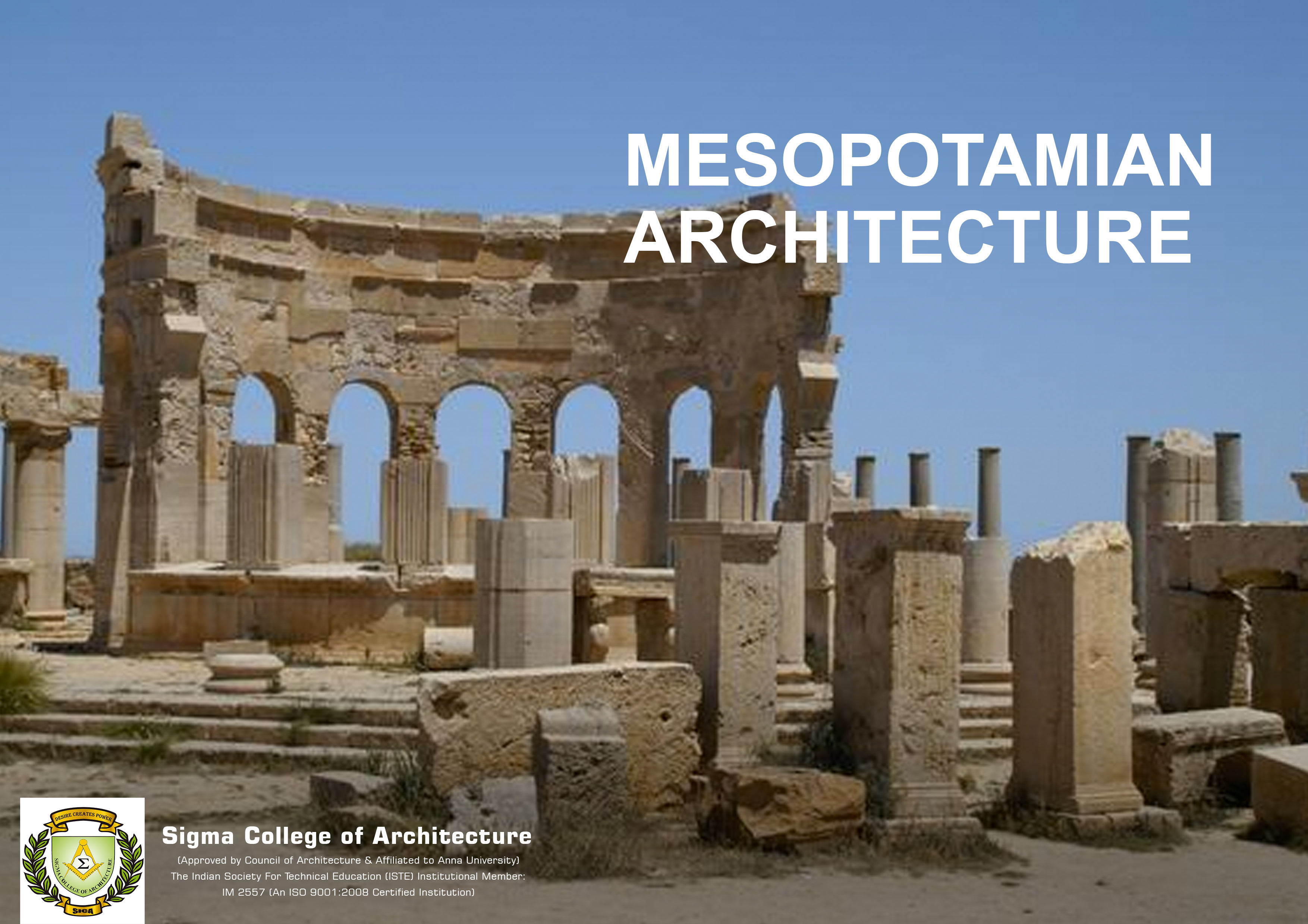 Mesopotamian Architecture  
