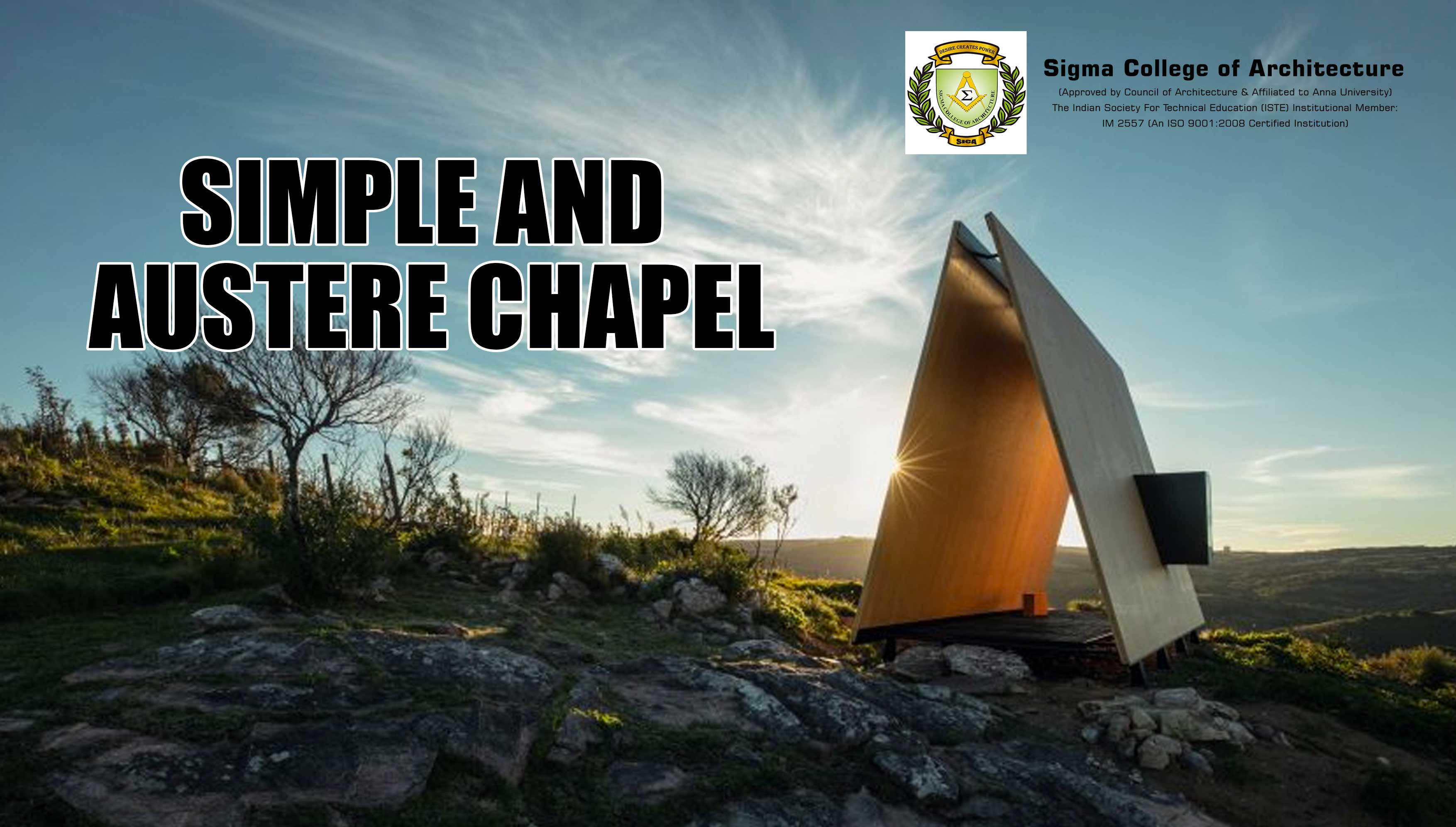 Simple and Austere Chapel