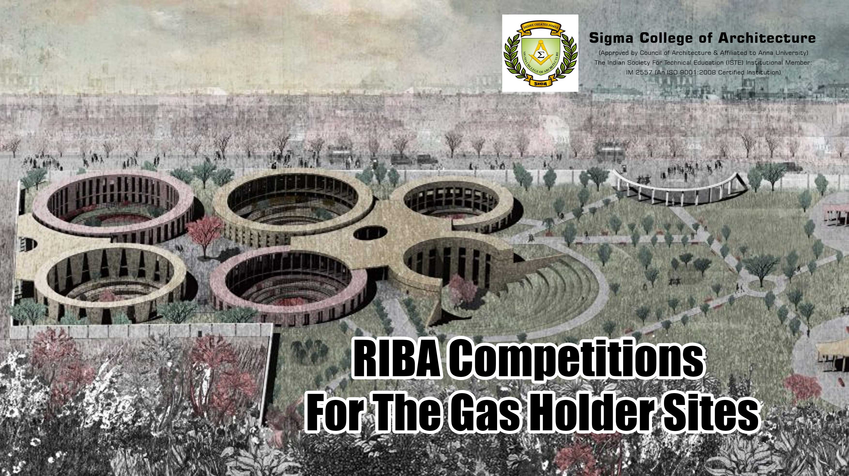 RIBA Competitions For The Gas Holder Sites