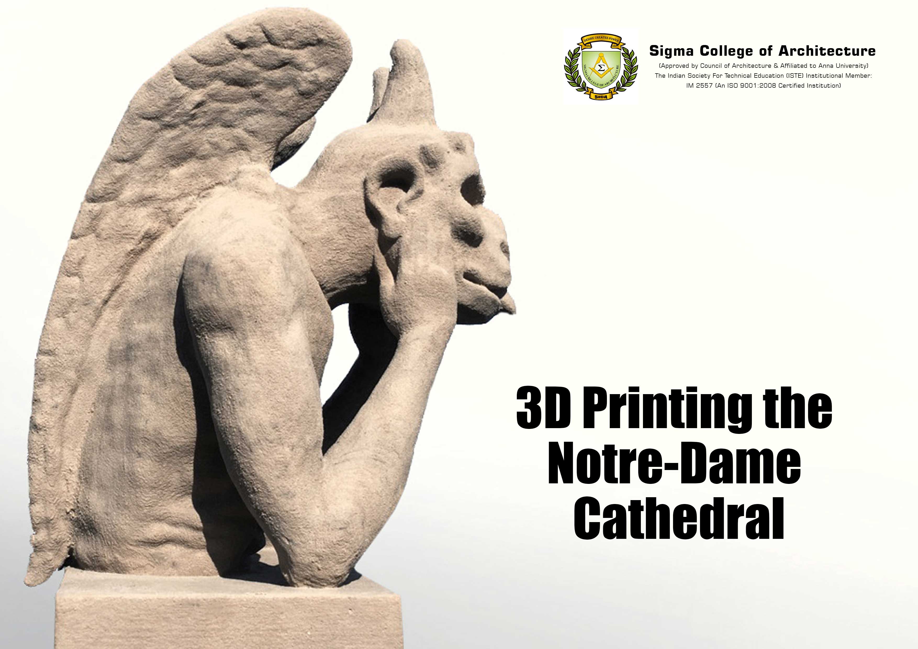 3D Printing the Notre-Dame Cathedral