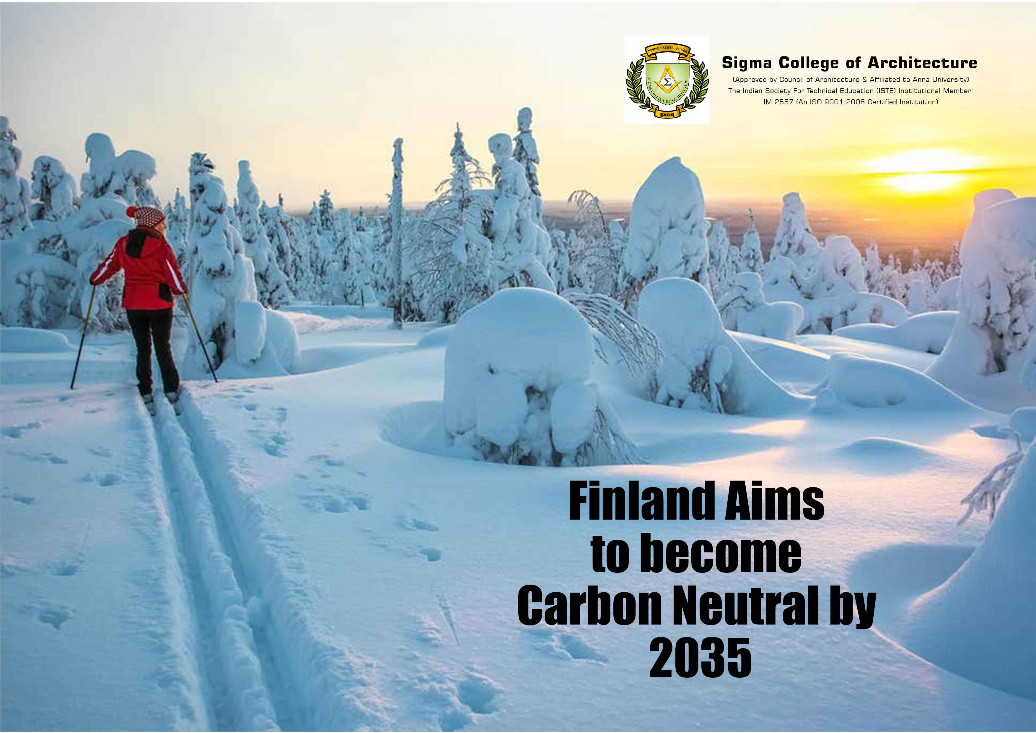 Finland Aims to become Carbon Neutral by 2035