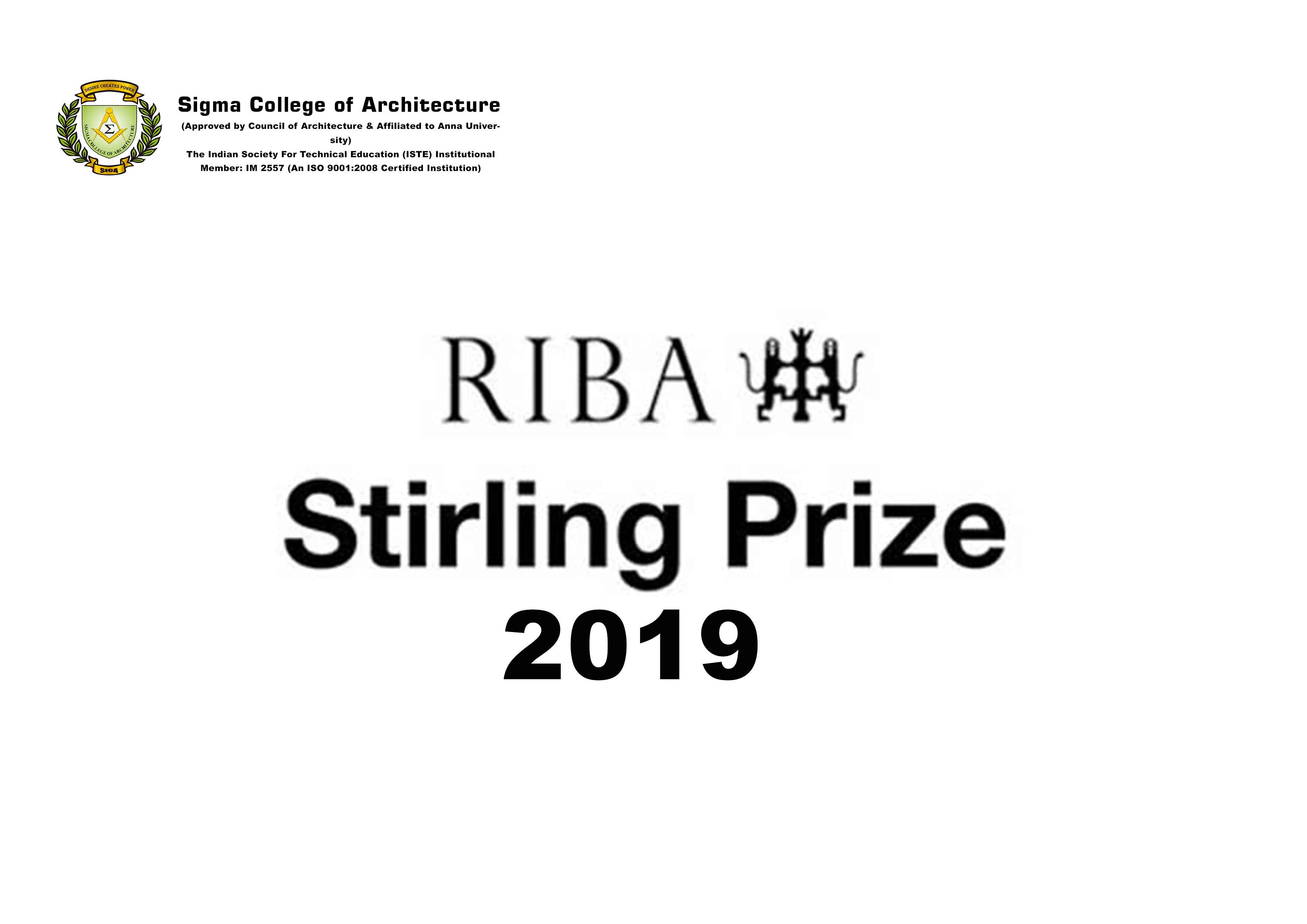 Stirling Prize 2019