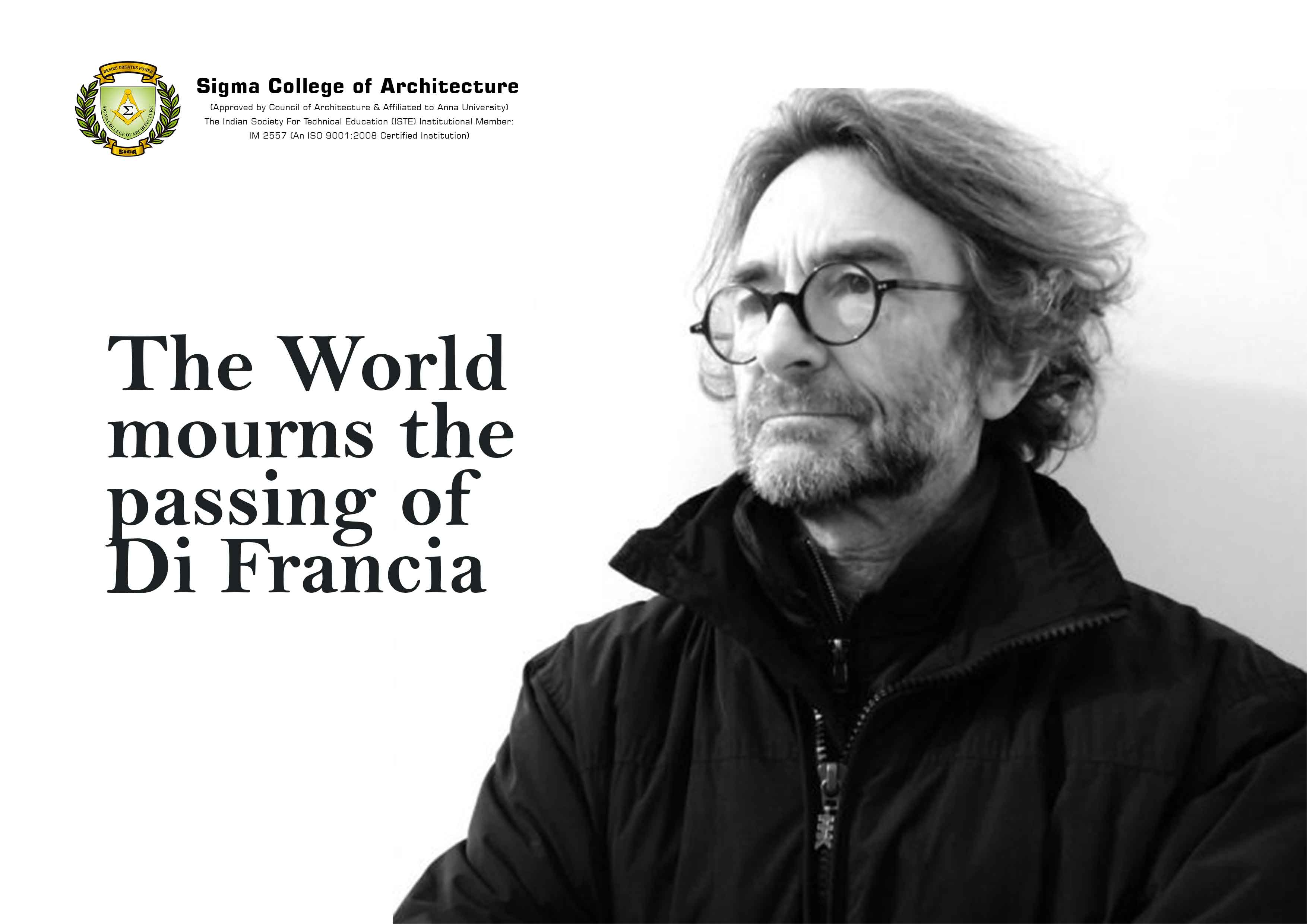 The World mourns the passing of Di Francia