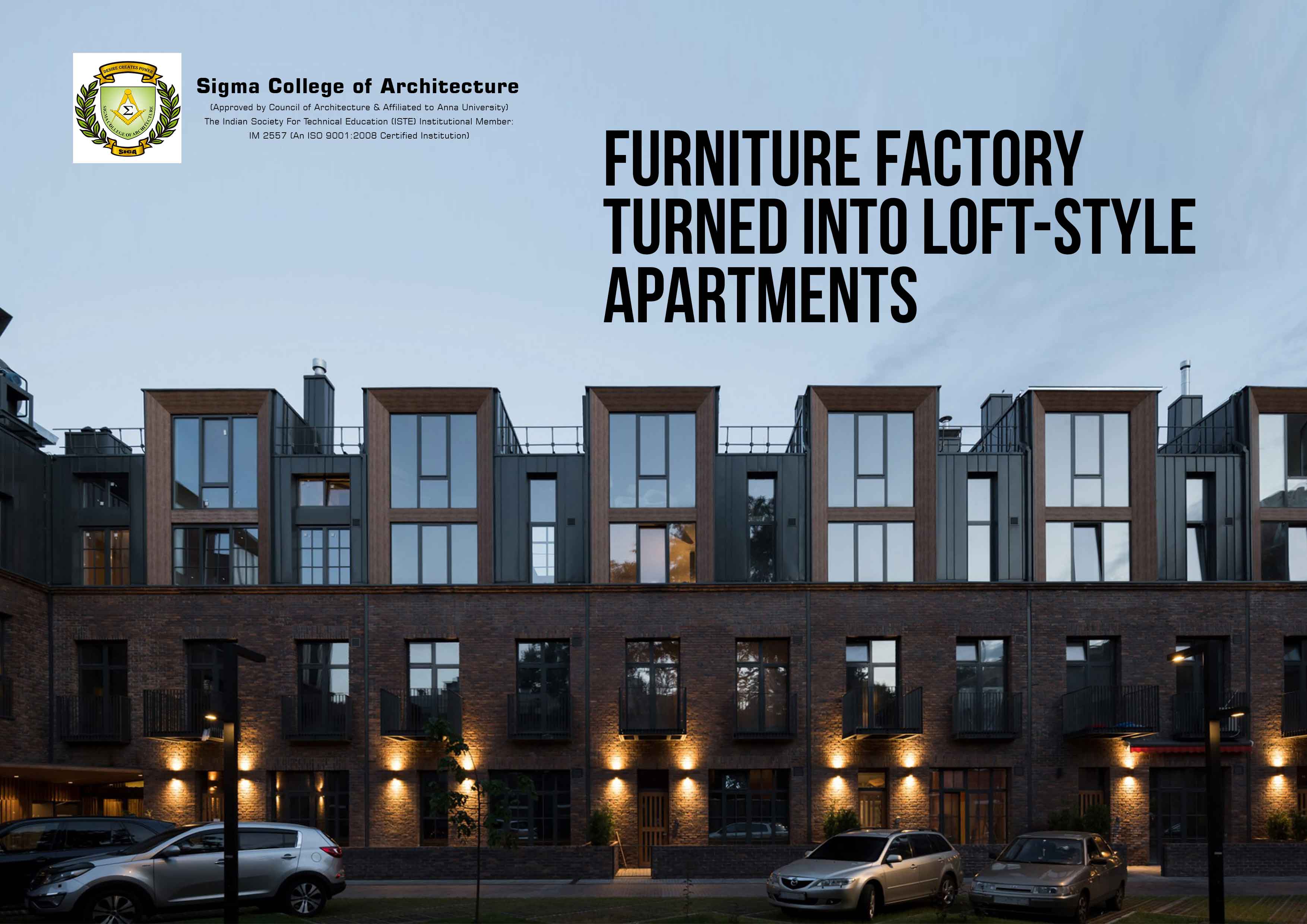 Furniture Factory Turned Into Loft-Style Apartments