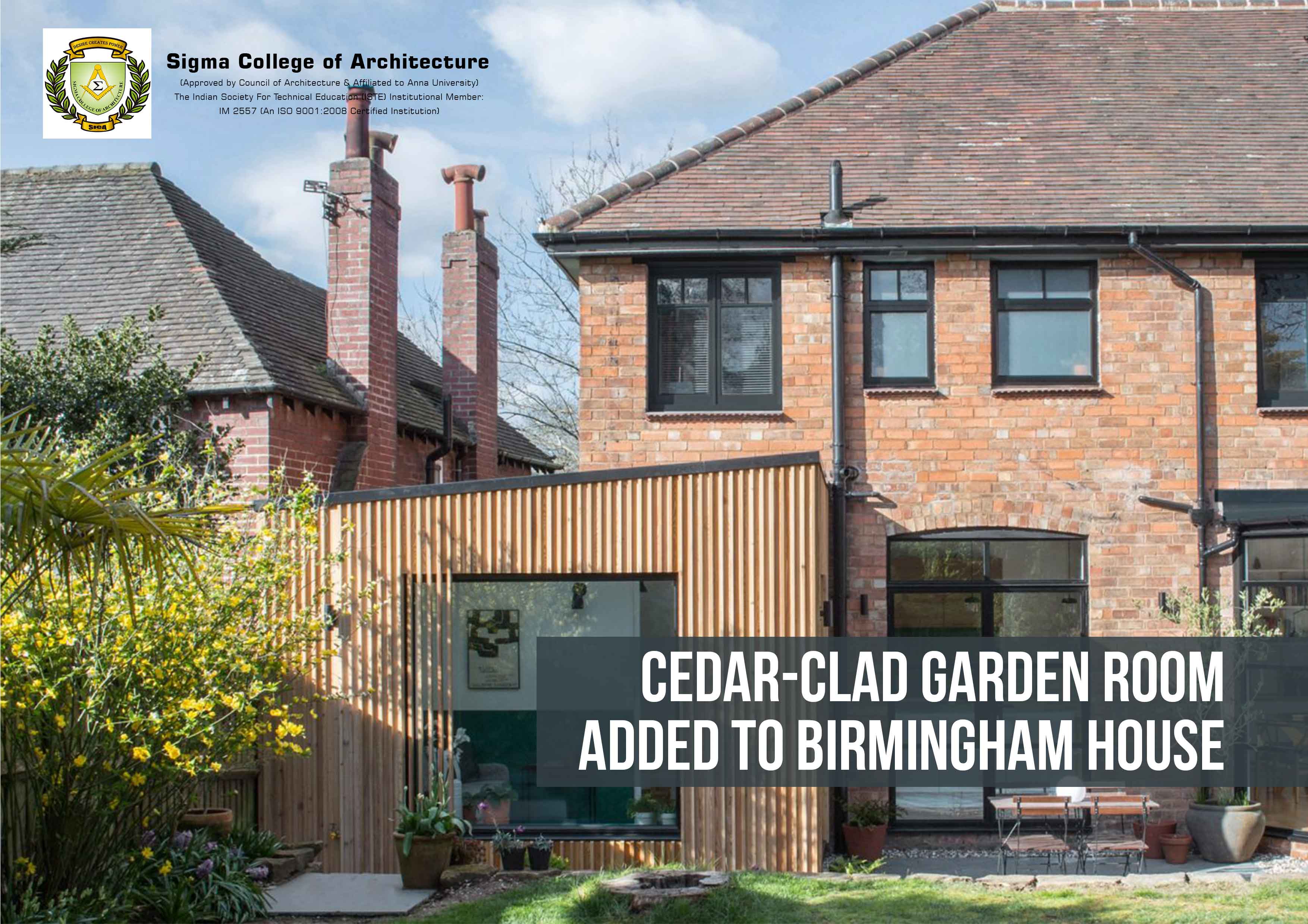Cedar-Clad Garden Room Added To Birmingham House