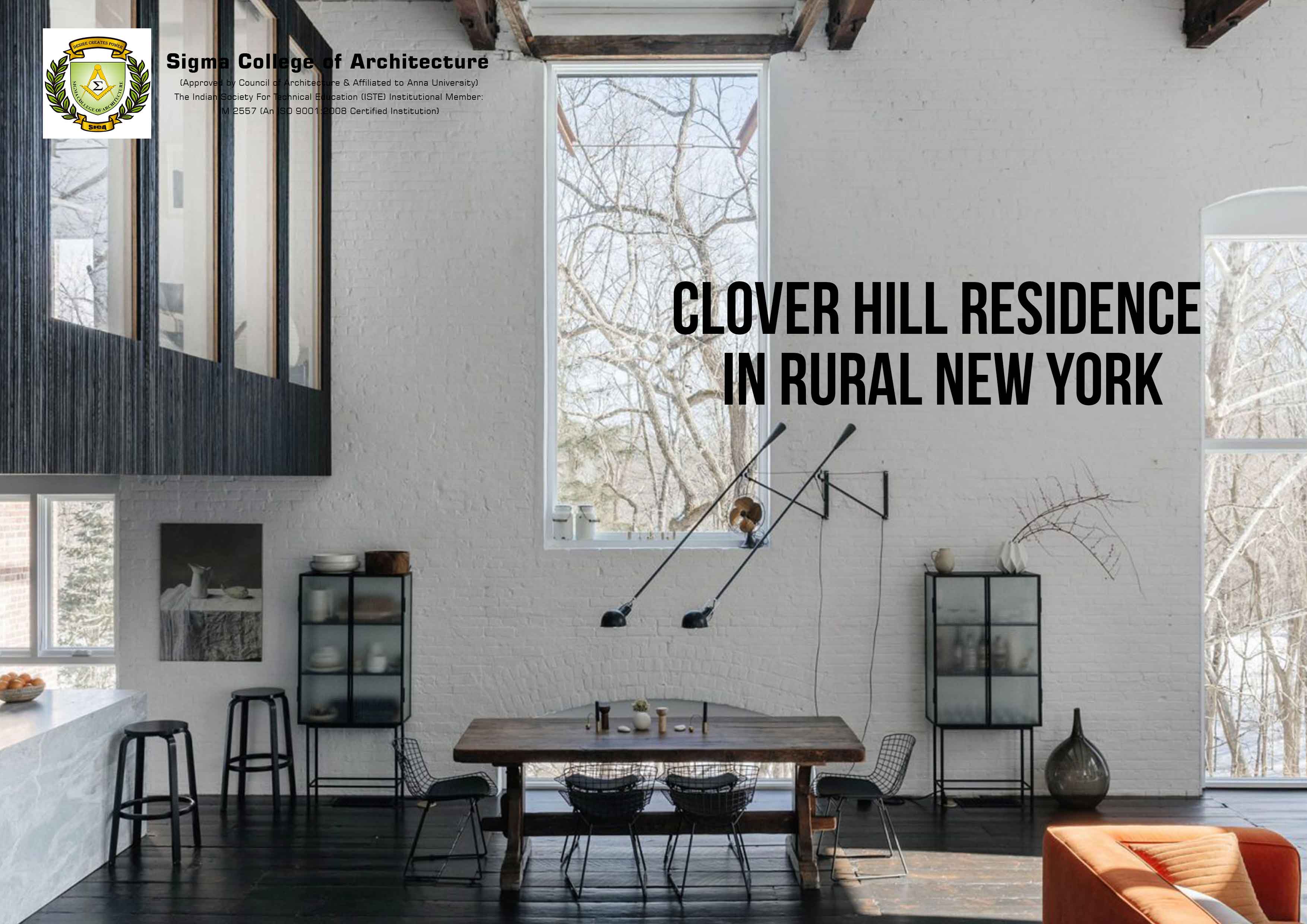 Clover Hill Residence In Rural New York