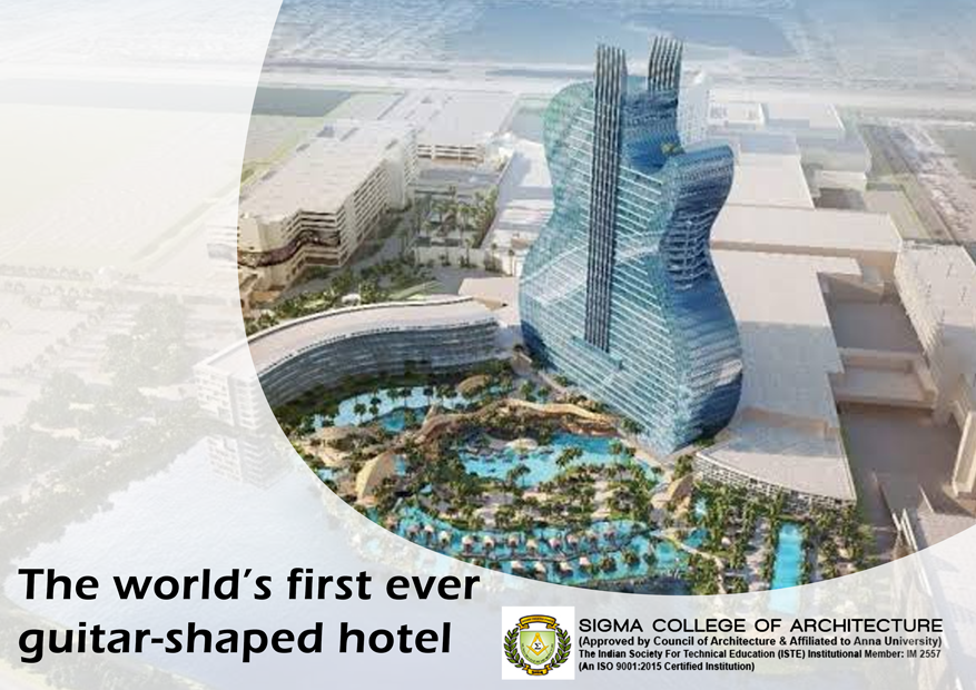The world’s first ever guitar-shaped hotel