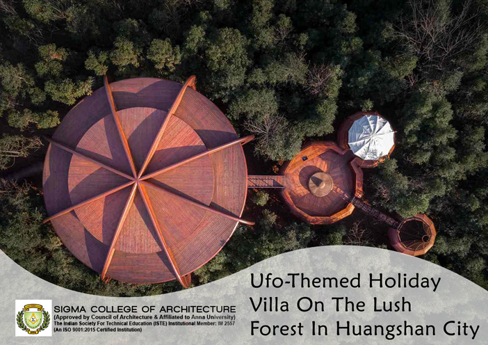 Ufo-Themed Holiday Villa On The Lush Forest In Huangshan City