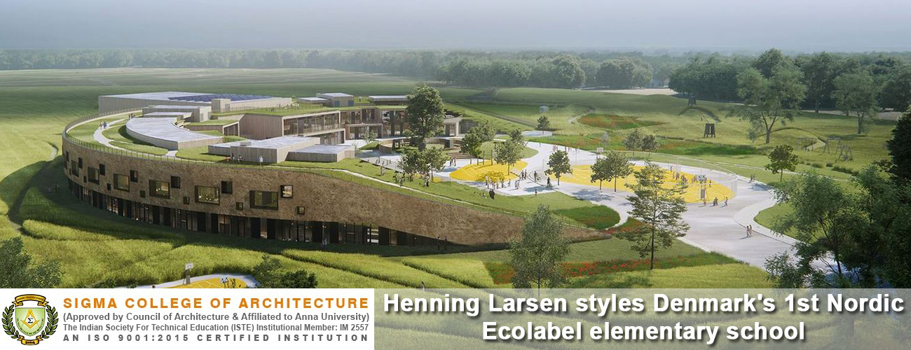 Henning Larsen styles Denmark's 1st Nordic Ecolabel elementary school