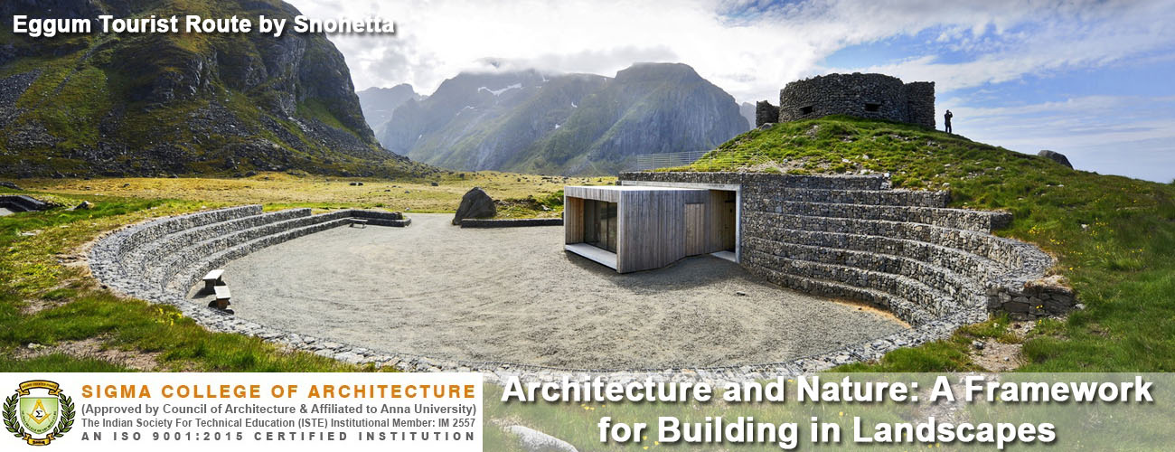 Architecture and Nature: A Framework for Building in Landscapes