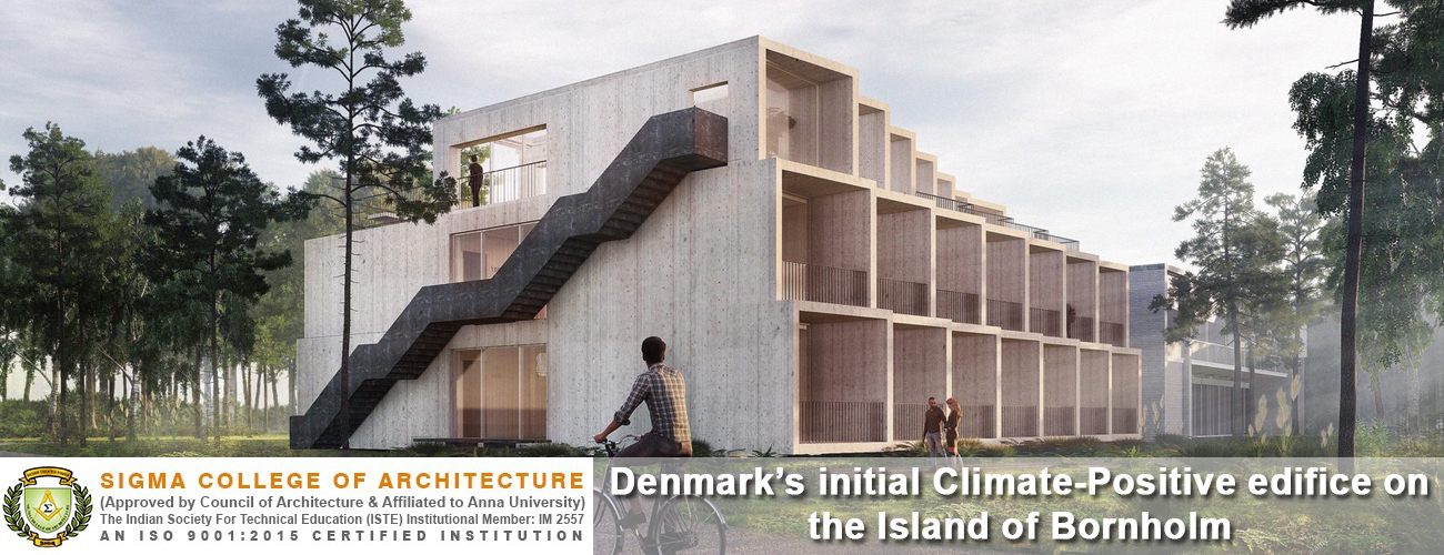 Denmark’s initial Climate-Positive edifice on the Island of Bornholm