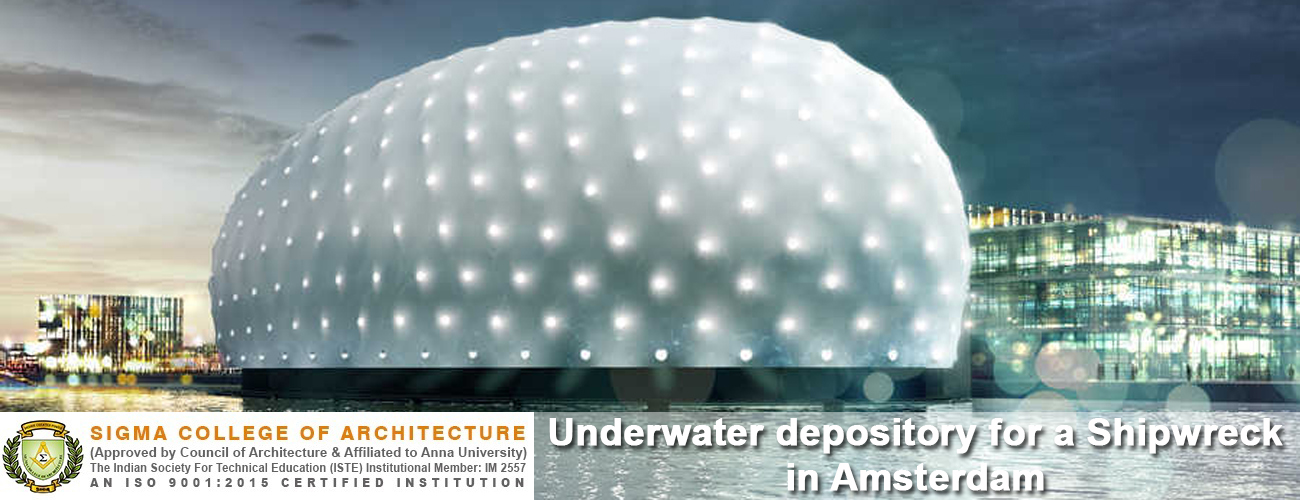 Underwater depository for a Shipwreck in Amsterdam